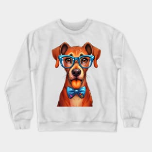 RidgeBack With Blue Glasses Crewneck Sweatshirt